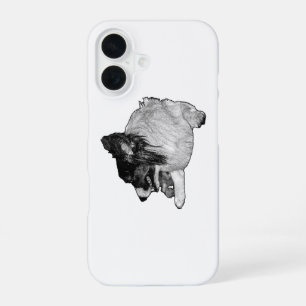 Coque iPhone 16 Garde Corgi Point Manga Gras