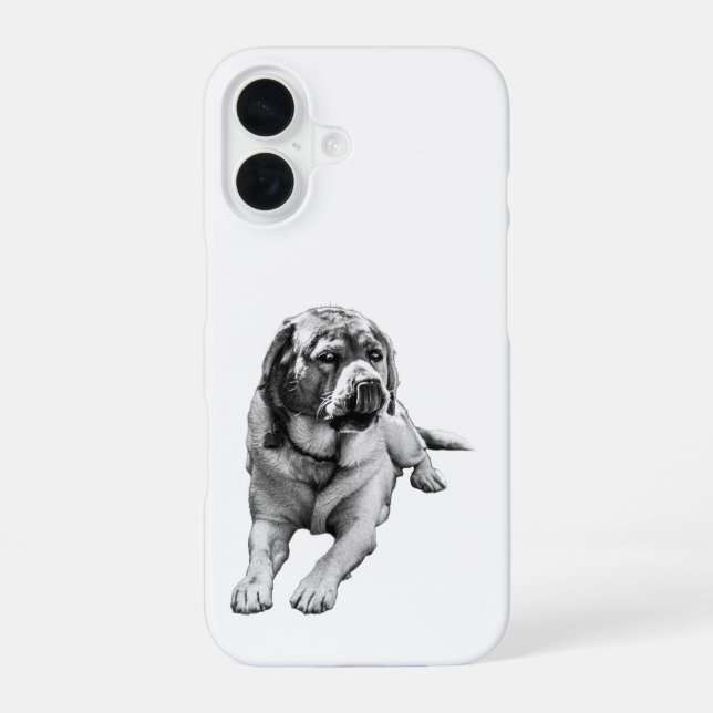 Coque iPhone 16 Garde-sourire rustique (Verso)