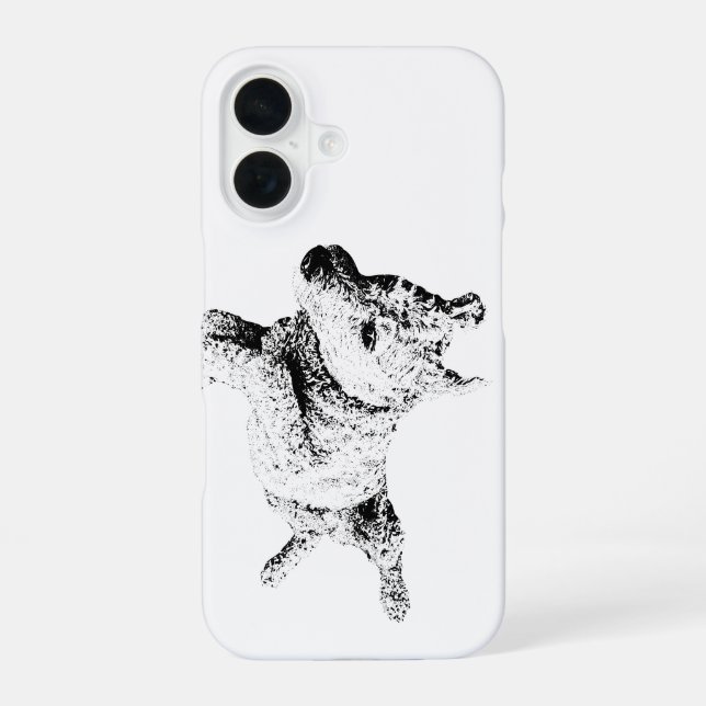 Coque iPhone 16 Gardien à l'envers (Verso)