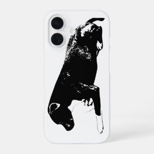 Coque iPhone 16 Gardien d'automne en encre noire