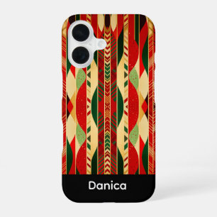 Coque iPhone 16 Géométrique aux couleurs du désert