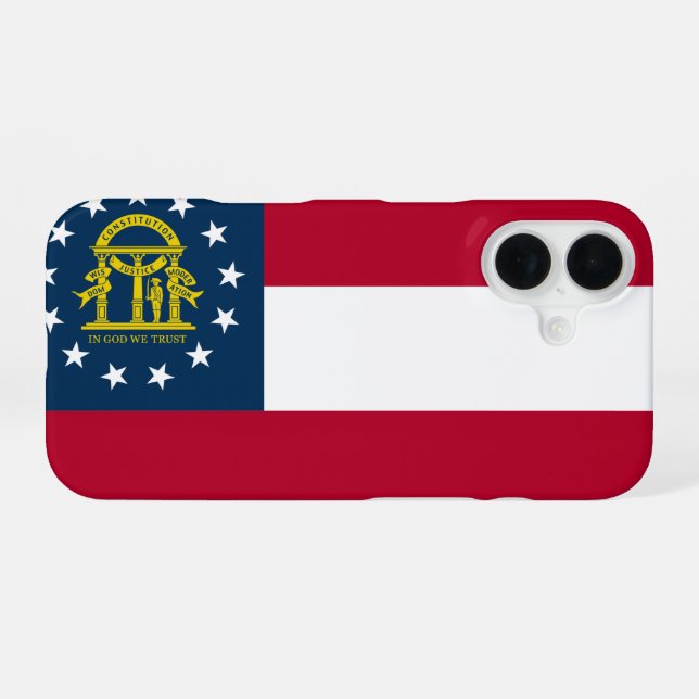 Coque iPhone 16 Géorgie (Verso Horizontal)