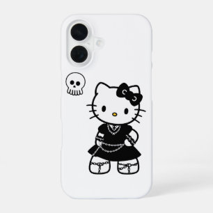 Coque iPhone 16 Gothic Kawaii Kitty – iPhone / iPad esthétique Emo