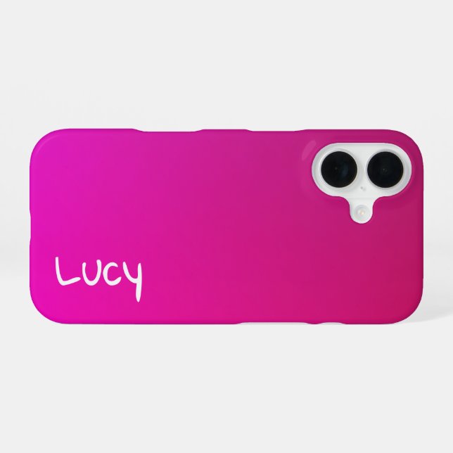 Coque iPhone 16 Grace dans une ligne : Papillon Silhouette (Verso Horizontal)