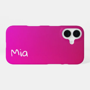 Coque iPhone 16 Grace dans une ligne : Papillon Silhouette