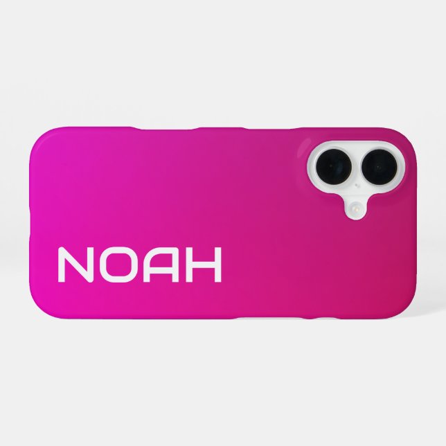 Coque iPhone 16 Grace dans une ligne : Papillon Silhouette (Verso Horizontal)