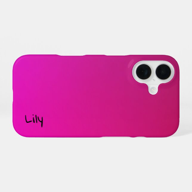 Coque iPhone 16 Grace dans une ligne : Papillon Silhouette (Verso Horizontal)