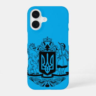 Coque iPhone 16 Grand blason de l'Ukraine
