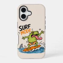 Grenouille en mode surf drôle | Grenouille d'été r