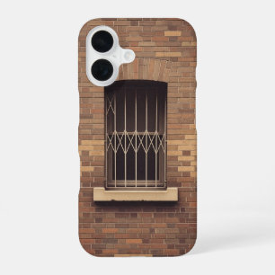 Coque iPhone 16 Grille de fenêtre rétro