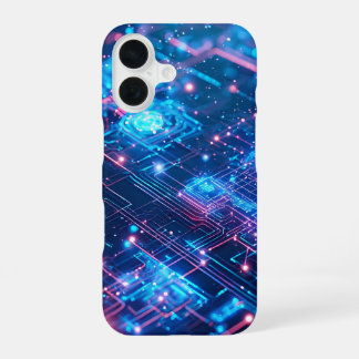 Coque iPhone 16 Grille Néon IA