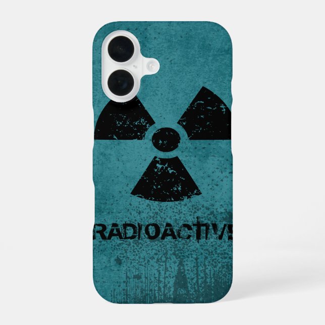 Coque iPhone 16 Grunge radioactive Select-A couleur (Verso)