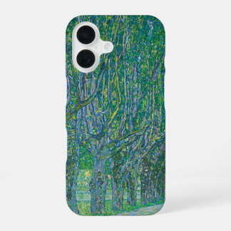 Coque iPhone 16 Gustav Klimt : Avenue du parc du château de Kammer