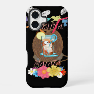 Coque iPhone 16 Hakuna Matata Fête de plage en été