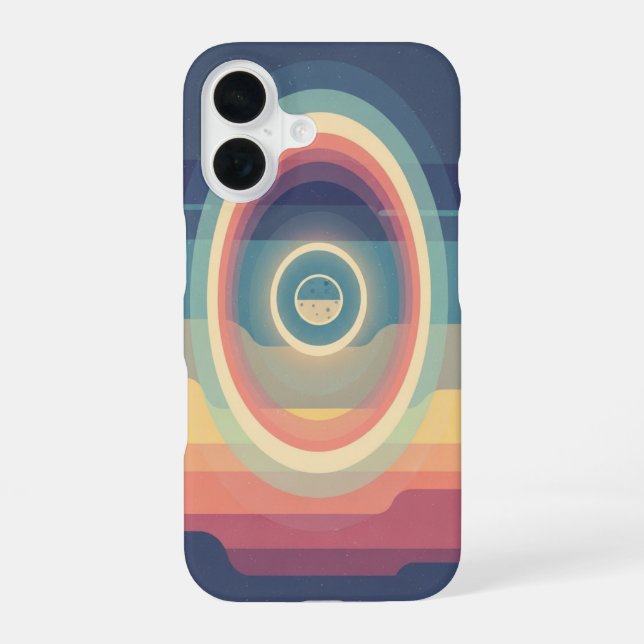 Coque iPhone 16 Halo Lunaire Vintage (Verso)