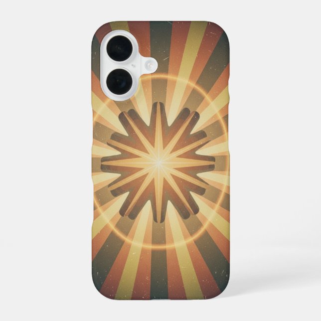 Coque iPhone 16 Halo Stellaire Rétro (Verso)