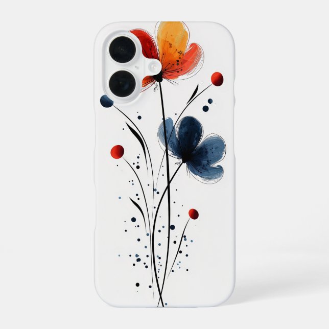 Coque iPhone 16 Harmonie Brunie (Verso)