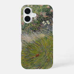 Coque iPhone 16 Herbe et papillons par Vincent van Gogh