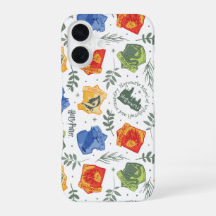 Coque iPhone 16 Herbologie Magique Motif Maisons HOGWARTS™