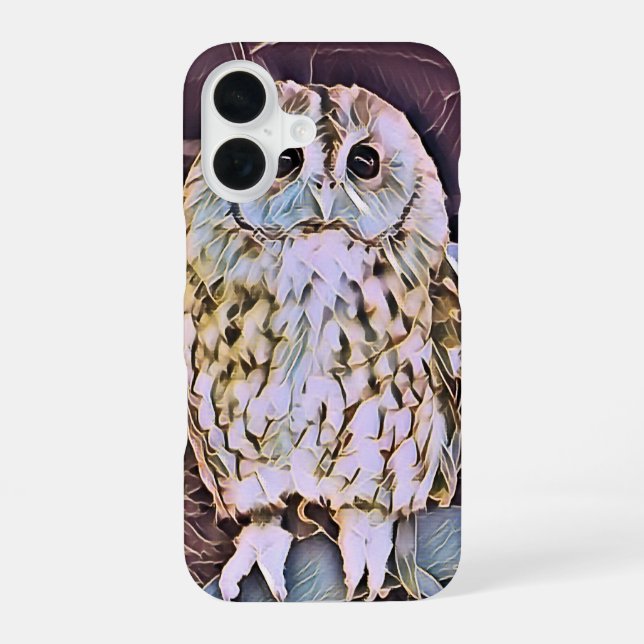 Coque iPhone 16 Hibou   (Verso)