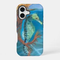 Hippocampe Apple iphone 16 étui de téléphone robus