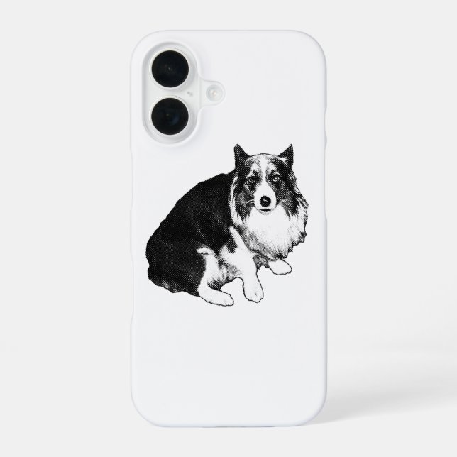 Coque iPhone 16 Histoire de Corgi Gardien (Verso)