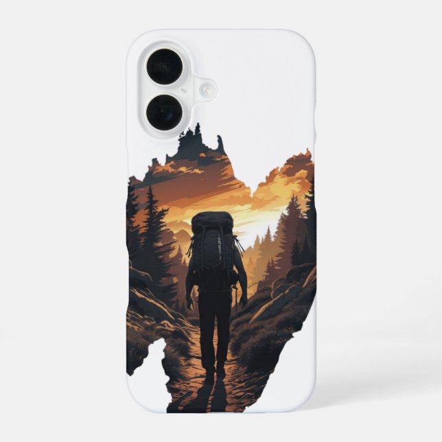 Coque iPhone 16 Horizon Envie de Voyager (Verso)