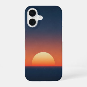 Coque iPhone 16 Horizon marin rétro