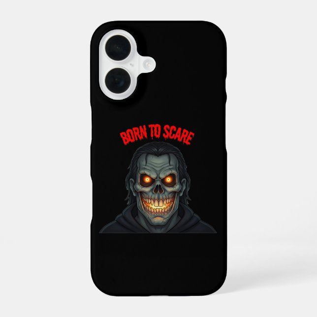 Coque iPhone 16 Horreur d'Halloween (Verso)