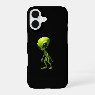 Coque iPhone 16 humanoïde vert