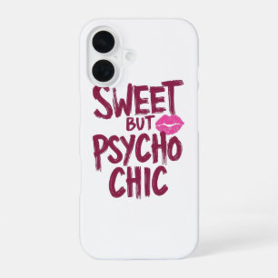 Coque iPhone 16 Humour Fille Délurée aux Lèvres Roses