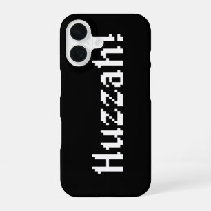 Coque iPhone 16 Huzzah 8 bits !