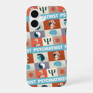 Coque iPhone 16 Icône de psychiatre professionnel conçue de manièr