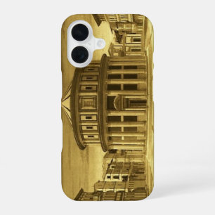 Coque iPhone 16 IDÉAL VILLE Renaissance Architecte, Jaune d'or