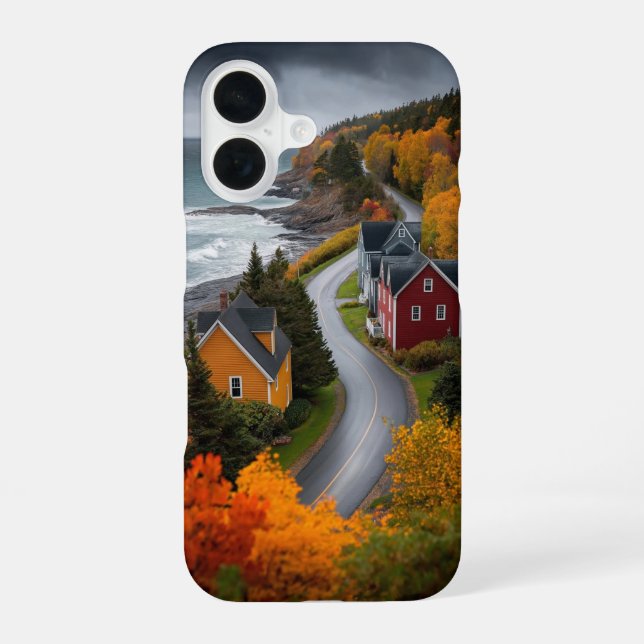 Coque iPhone 16 Idées de fond d'écran iPhone pour un look automnal (Verso)