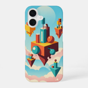 Coque iPhone 16 Îles flottantes vintage