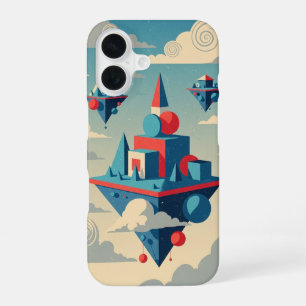 Coque iPhone 16 Îles flottantes vintage