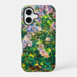 Coque iPhone 16 Illustration vintage de fleurs jolies Anémones
