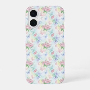 Coque iPhone 16 Impression sans couture de papillon élégant