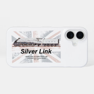 Coque iPhone 16 Indicateur de profil de locomotive Silver Link LNE