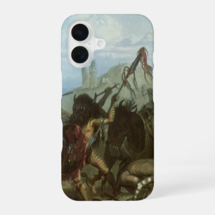 Coque iPhone 16 Indiens d'autrefois, Danse du bison par Karl Bodme