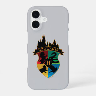 Coque iPhone 16 Insigne de fierté de la Maison du Château HOGWARTS