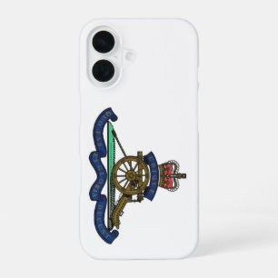 Coque iPhone 16 Insigne de l'Artillerie royale - Royaume-Uni