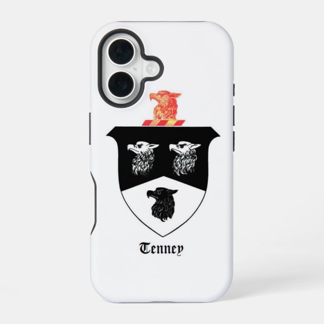 Coque iPhone 16 iPhone 16 Case - Tenney Family Crest (Verso)