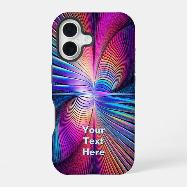 Coque iPhone 16 Iridescence Structurale (Verso)