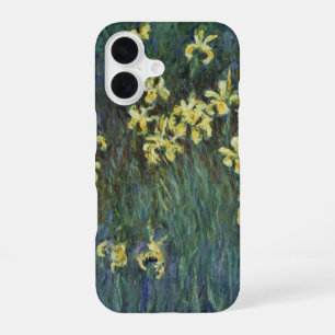 Coque iPhone 16 Iris jaunes par Claude Monet, Beaux-arts vintage