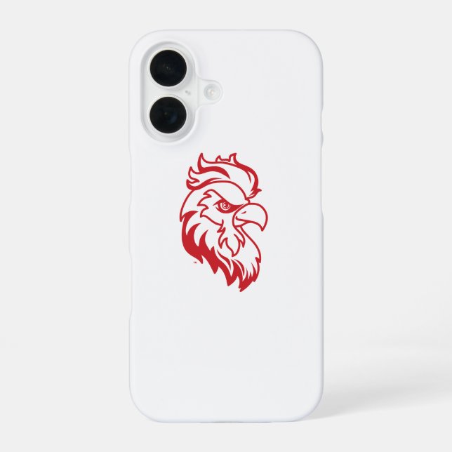 Coque iPhone 16 Jacksonville State University Gamecocks Red Eagle (Verso)