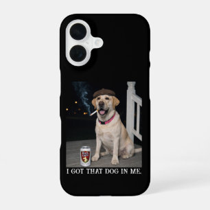 Coque iPhone 16 J'ai Ce Chien En Moi, Labrador Retriever Drôle De