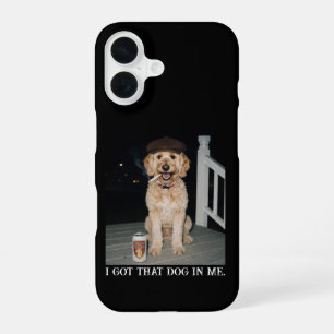 Coque iPhone 16 J'ai Ce Chien En Moi, Mème Drôle De Golden Doodle