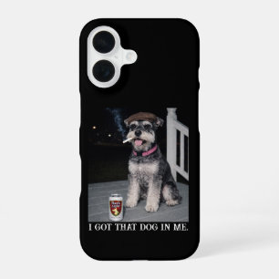 Coque iPhone 16 J'ai Ce Chien En Moi, Miniature Schnauzer Drôle